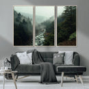 Misty Forest Wall Art | Ready to Hang and Framed | Tranquil