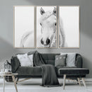 Majestic White Horse Wall Art | Ready to Hang and Framed |