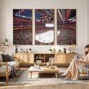 Barton Malow Little Caesars Arena Detroit Wall Art Canvas