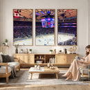 Madison New York Rangers Hockey Stadium Wall Art Canvas