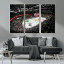 Vaudoise Lausanne Ice Hockey Arena Stadium Wall Art Canvas,