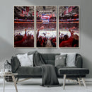 Carolina Hurricanes Ice Hockey Stadium Wall Art, Carolina