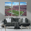 Florida Tampa Raymond James Stadium Wall Art Canvas Print -