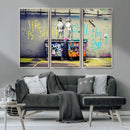 Banksy Life is Short Wall Art - Iconic Graffiti Art on by MyGreatCanvas | Canvas Wall Art Prints | Photo Prints & Wall Decor