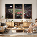 Houston Cougars Football Team Print - Houston TDECU Stadium