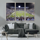Brigham Young University Cougars Football Print Canvas - by MyGreatCanvas | Canvas Wall Art Prints | Photo Prints & Wall Decor