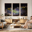Duke University Blue Devils Football Print Canvas - Durham