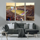 University of Kansas Jayhawks Football Team Print - Lawrence by MyGreatCanvas | Canvas Wall Art Prints | Photo Prints & Wall Decor