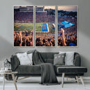 University of Kansas Jayhawks Football Team Art Print - by MyGreatCanvas | Canvas Wall Art Prints | Photo Prints & Wall Decor