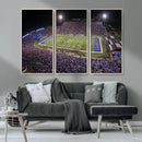University of Kansas Jayhawks Football Team Print - Lawrence by MyGreatCanvas | Canvas Wall Art Prints | Photo Prints & Wall Decor