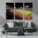 Iowa State University Cyclones Canvas Print, Football Team
