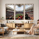 Miami Hurricanes Football Team Wall Art Print - Miami Hard