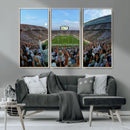 Michigan State Spartans Football Team Art Print - East