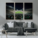 Framed Michigan State Spartans Football Team Print - East