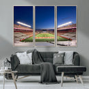 Rutgers Scarlet Knights Football Team Print - Piscataway SHI by MyGreatCanvas | Canvas Wall Art Prints | Photo Prints & Wall Decor