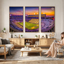 The Louisiana State University Tigers Football Team Print -