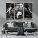 Resting Grizzly 399 Bear Canvas Print | Ready to Hang Wall
