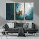 Powerful Jesus Canvas Print - Hand of Salvation,