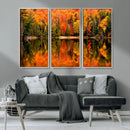 Forest Reflection Art | Autumn Forest Reflection Wall Art | by MyGreatCanvas | Canvas Wall Art Prints | Photo Prints & Wall Decor