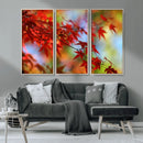 Red Leaves Autumn Forest Wall Art Canvas, Red Leaves Autumn by MyGreatCanvas | Canvas Wall Art Prints | Photo Prints & Wall Decor