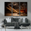 Whiskey and Cigar Wall Art Canvas Print by MyGreatCanvas | Canvas Wall Art Prints | Photo Prints & Wall Decor