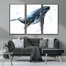 Watercolor Whale Wall Art Canvas Print by MyGreatCanvas | Canvas Wall Art Prints | Photo Prints & Wall Decor