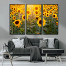 Sunflower Sunshine Wall Art Canvas Print by MyGreatCanvas | Canvas Wall Art Prints | Photo Prints & Wall Decor