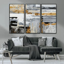 Abstract Painting Canvas Wall Art Print Paint Drip Art Brush