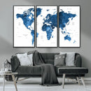 World Map Canvas Print – Framed Detailed Map of the World by MyGreatCanvas | Canvas Wall Art Prints | Photo Prints & Wall Decor