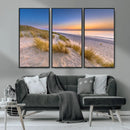 Sunrise On The Beach Wall Art Canvas Print