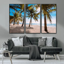 Palm Beach Tropical Island Wall Art Canvas Print by MyGreatCanvas | Canvas Wall Art Prints | Photo Prints & Wall Decor