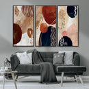 Boho Wall Art Canvas Print Set Mid-Century Prints Bohemian by MyGreatCanvas | Canvas Wall Art Prints | Photo Prints & Wall Decor
