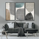 Canvas Print Wall Art Abstract Art Boho, Framed Boho Decor