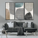 Canvas Print Wall Art Abstract Art Boho, Framed Boho Decor