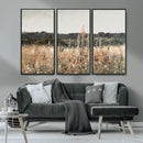 Abstract Wildflower Art Field Landscape Oil Painting Print,
