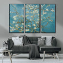 Vincent Van Gogh's Almond Blossom Abstract Wall Art Canvas,