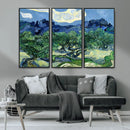 Olive Trees Van Gogh Wall Art Canvas Print