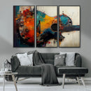 Abstract Guitar Wall Art Canvas | Vibrant Music-Inspired Art by MyGreatCanvas | Canvas Wall Art Prints | Photo Prints & Wall Decor