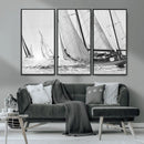 Yacht Sailboat Regatta Canvas Wall Art Canvas Print