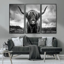 Scottish Cow Wall Art Canvas Print | Longhorn Wall Art | by MyGreatCanvas | Canvas Wall Art Prints | Photo Prints & Wall Decor