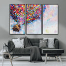 Don't Look Up Movie Canvas Wall Art - Vibrant Floating House