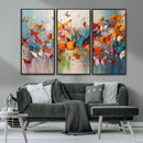 Abstract Butterfly Wall Art Canvas Print