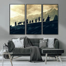 Fellowship Journey Wall Art – Fantasy Adventure Canvas Print by MyGreatCanvas | Canvas Wall Art Prints | Photo Prints & Wall Decor