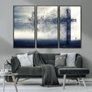 Jesus and the Fading Cross Wall Art Print – Symbol of Faith, by MyGreatCanvas | Canvas Wall Art Prints | Photo Prints & Wall Decor