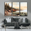 Serene Coastal View of Acadia National Park Wall Art -