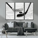 Winter Ice Hockey Sport Canvas Wall Art Print - Hockey Wall by MyGreatCanvas | Canvas Wall Art Prints | Photo Prints & Wall Decor