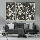 Modern Botanical Wall Art - Floral Black and White Canvas by MyGreatCanvas | Canvas Wall Art Prints | Photo Prints & Wall Decor