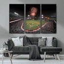Fireworks at Angel Stadium – Los Angeles Angels Canvas