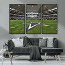 Dallas Cowboys Football Team Print - Arlington AT&T Stadium by MyGreatCanvas | Canvas Wall Art Prints | Photo Prints & Wall Decor