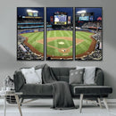 Citi Field Wall Art Print | 3-Panel New York Mets Baseball